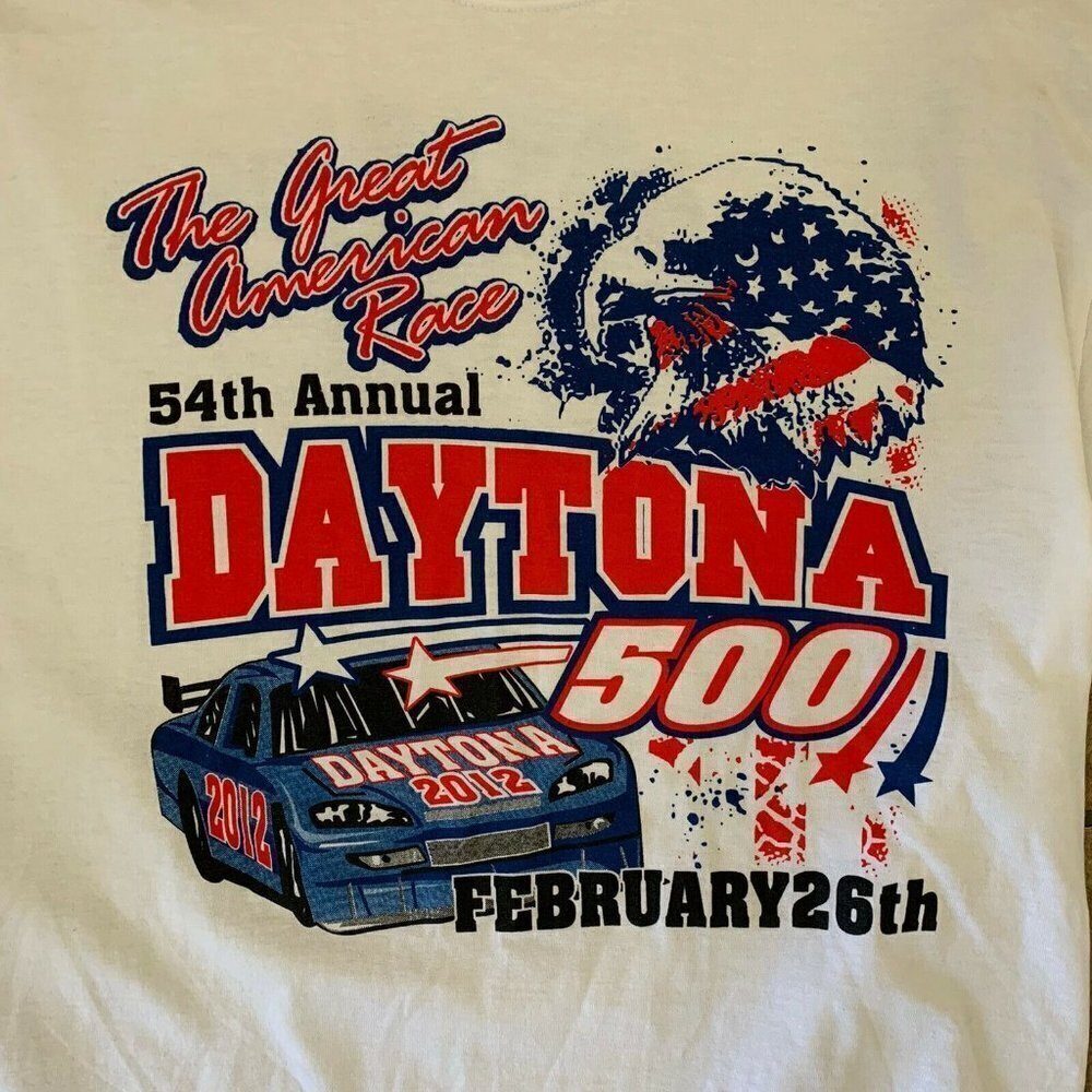 NASCAR 54th Annual Daytona 500 T-shirt Men’s Size XL Double Sided 2012